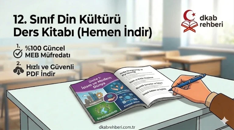 12. Sınıf Din Kültürü ve Ahlak Bilgisi Ders Kitabı PDF İNDİR