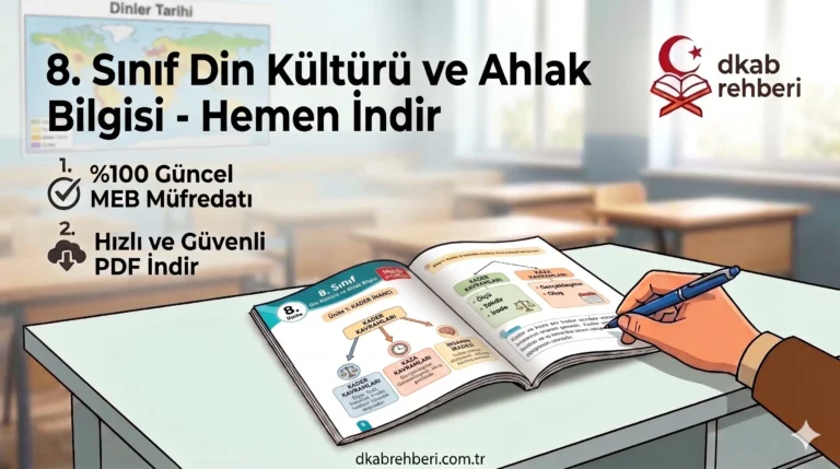 8. Sınıf Din Kültürü ve Ahlak Bilgisi Ders Kitabı PDF (MEB Yayınları)